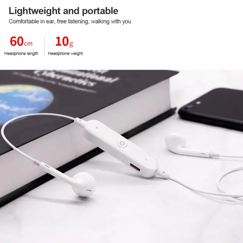 Новые Беспроводные спортивные Bluetooth наушники беспроводные вкладыши с креплением