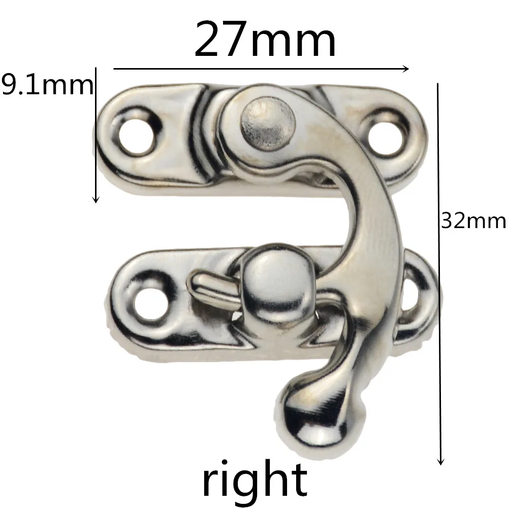 Бронзовый желтый белый три цвета 27*32 мм скрытая Пряжка упаковочная коробка