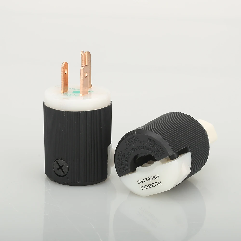 2Pairs Hifi Audio Red Copper Plated US Power Plug+IEC Female Connector extension adapter | Электроника