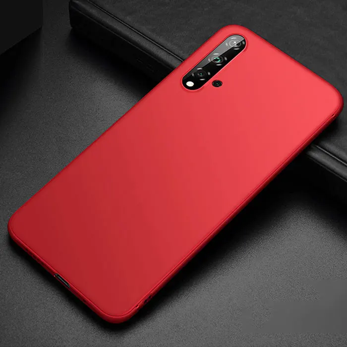 Красный Keajor, мягкий чехол для Huawei Honor 20 pro, чехол, ТПУ, силиконовый бампер, Fundas, красивая задняя крышка для Huawei Honor 20 20pro, чехол - Цвет: Красный