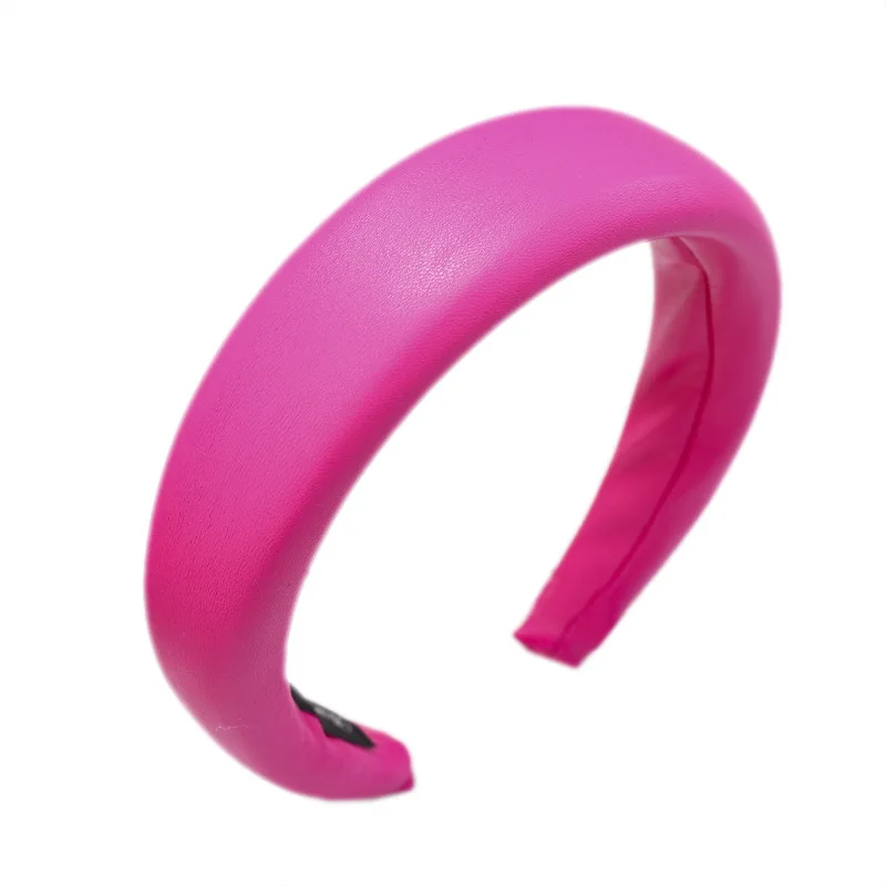 1 шт. PU кожаные повязки на голову для женщин губка резинки волос аксессуары в