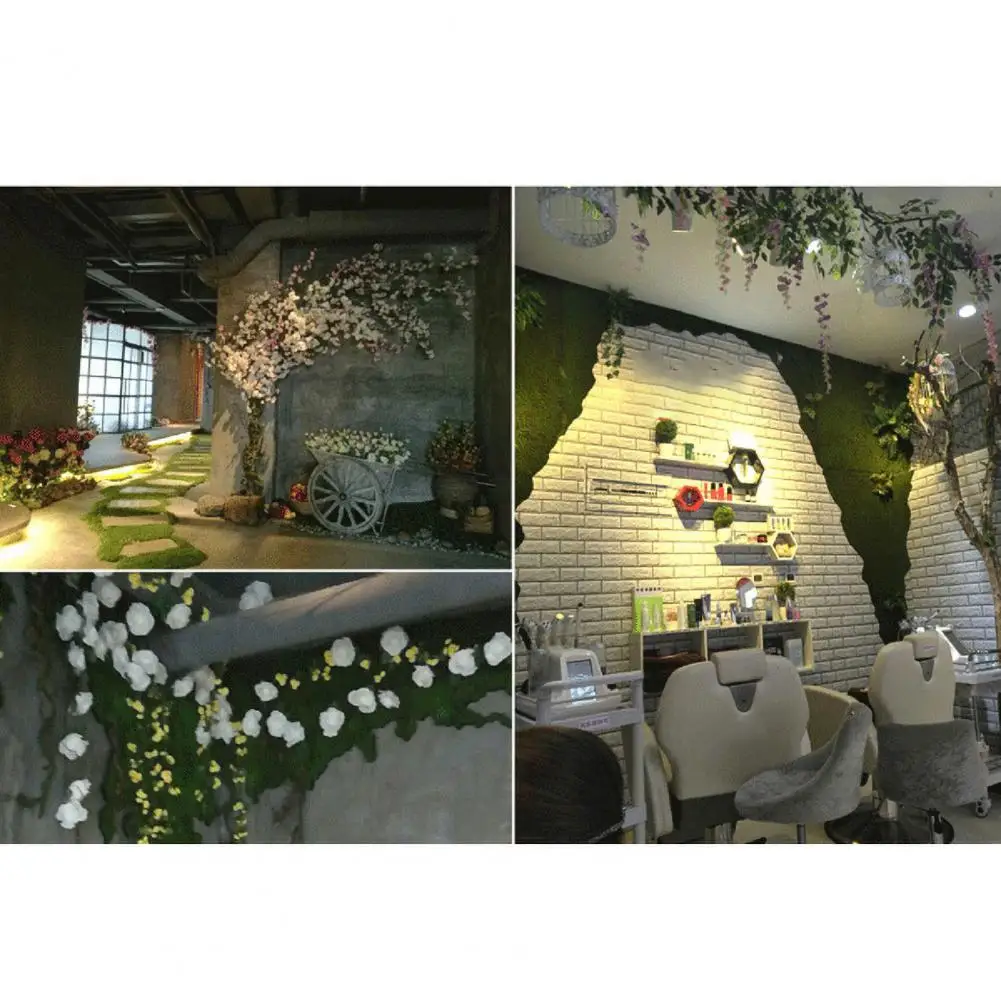 

Fake Grass Artificial Moss Grass Foldable Beautiful Natural for Living Room Upholstery Carpet