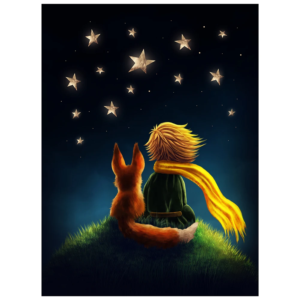 Алмазная 5D картина для взрослых Набор вышивки Френч сказочным маленьким принцем