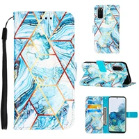 marble leather flip phone case for samsung galaxy s20 s21 plus note 20 ultra a71 a70 a51 a50 a21s wallet card slots cover case