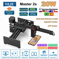 neje master 2s n30820 20w desktop cnc laser engraver cutter wood cutting mark tool router printer lightburn grbl bluetooth app