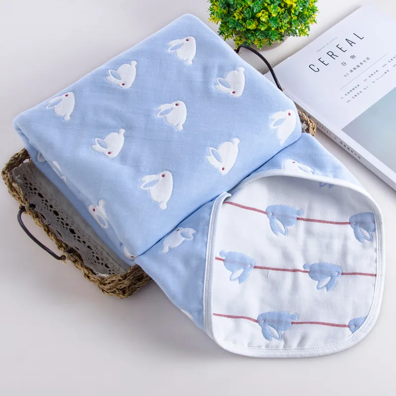 Большой Размеры детское одеяло 6 шестислойное газовое полотенце хлопок банное