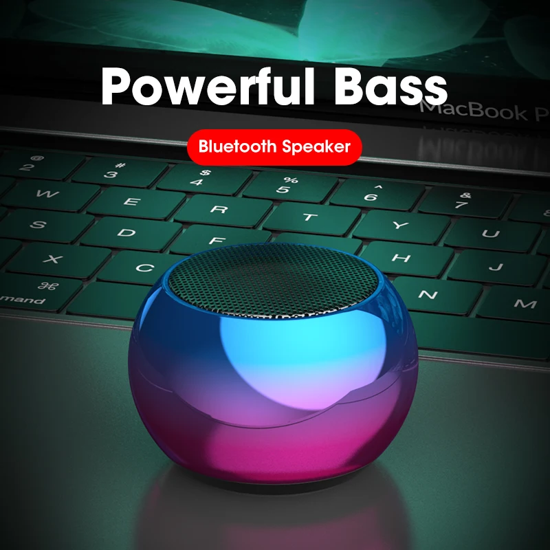 

Mini Bluetooth Speakers Portable Sound Box True Wireless Powerful Bass Speaker Home Theater Stereo Column for Sports Gaming