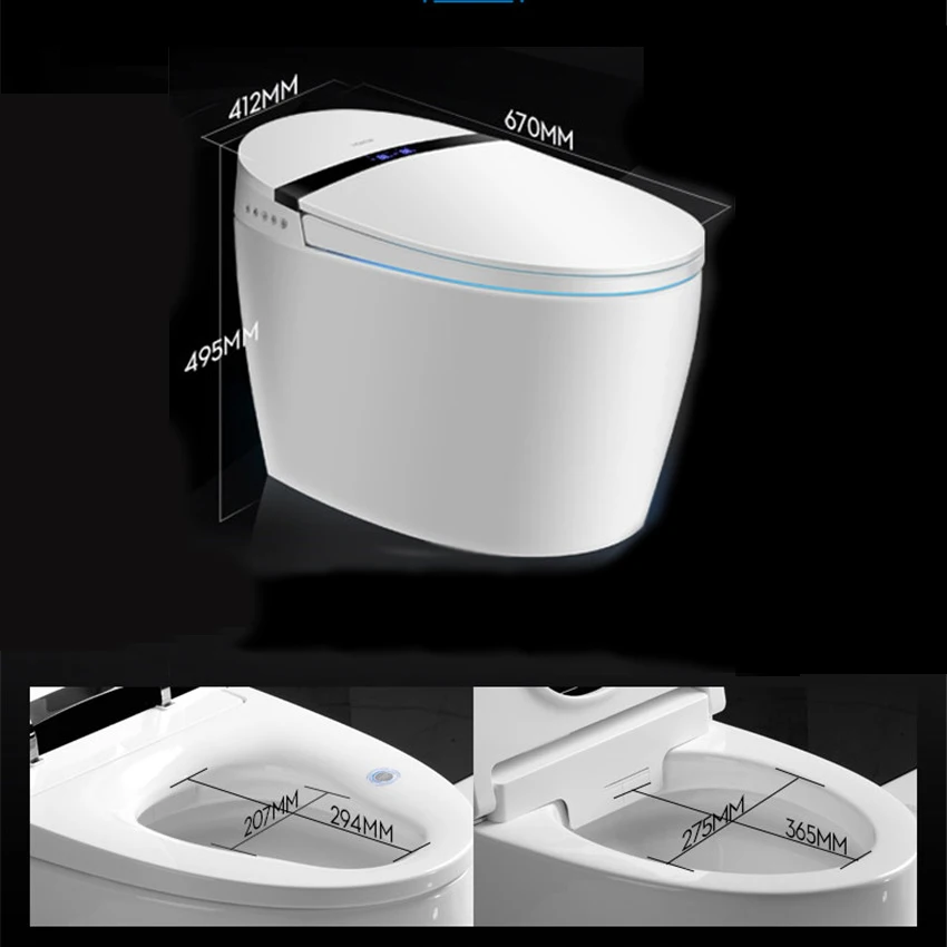 S4 умный туалет ручной флип интегрированный Туалет бытовой ванной ЖК-дисплей