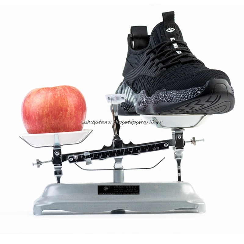 

2021 Shoes Safety Boots Men's Breathable Sneakers Steel Toe Cap Shoes Anti-Piercing Boots Lightweight Shoes Comfortable Boots