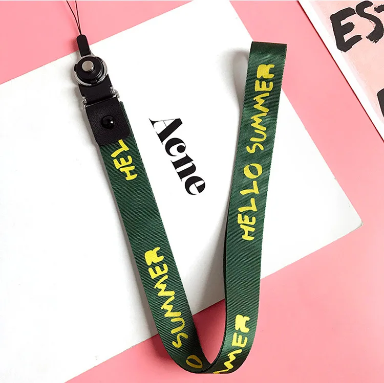 Мобильный телефон ремешок 2 в 1 пряжка черная лента широкий шнурок узор с