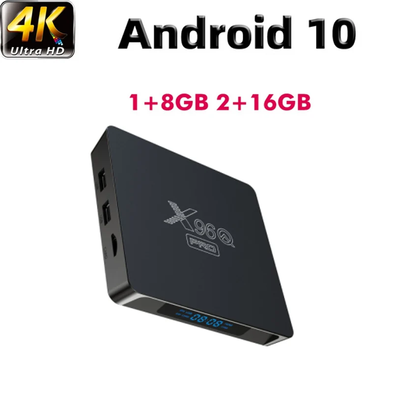 

X96Q TV Box Android 10 Smart TV BOX 2021 TV Box Allwinner H313 Quad Core 4K H.265 60fps 2.4G Wifi Fast Media Player