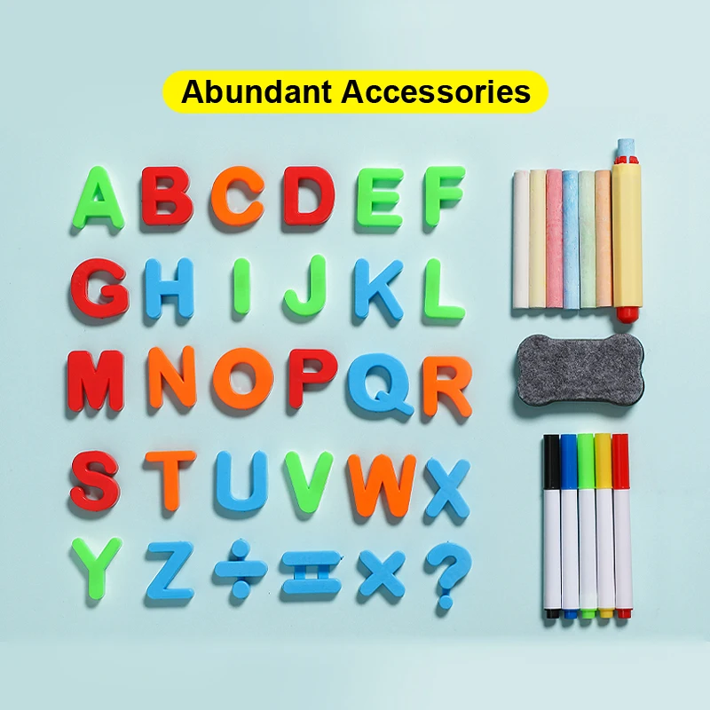 Детская двухсторонняя доска для рисования набор многофункциональных