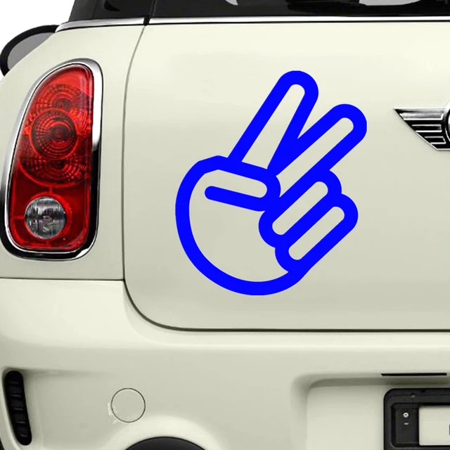 Измельченные mcm Смешные автомобильные наклейки виниловые серебряные/черные для