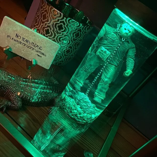 Jason Voorhees-L&aacute;mpara de agua del 13 &deg; Viernes, pieza 6, pantalla Final de Jason Lives, pel&iacute;cula de terror de Halloween, decoraci&oacute;n de recuerdo-3