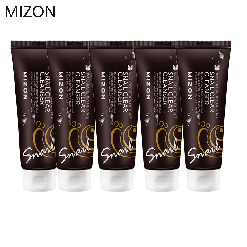 

MIZON Snail Clear Cleanser 60m Black Head Remove Oil-control Deep Cleansing Foam Shrink Pores Wash Korea Cosmetics