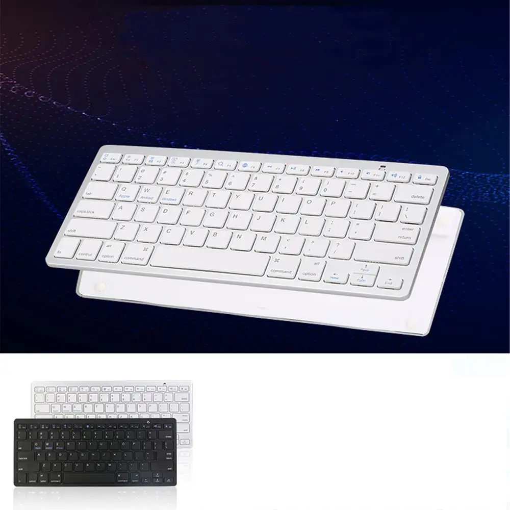 Тонкая беспроводная клавиатура BT 3 0 Для iMac/iPad/Android/телефона/планшетного