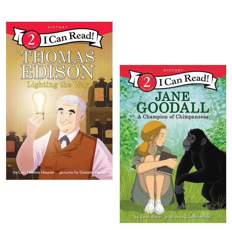 

Thomas Edison: Lighting the Way I Can Read Original English Kids book