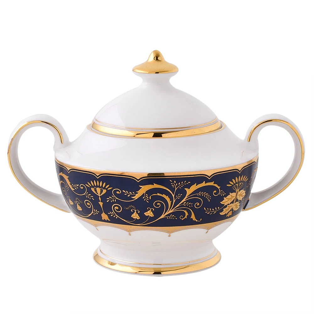 

Creative Modelling Ceramic Mini Bone China Coffee Set Sugar Bowl Kitchen Seasoning Storage Jar Sugar Pot