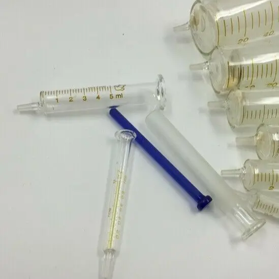 Стеклянные шприцы стеклянные стеклянная лабораторная посуда стеклянный