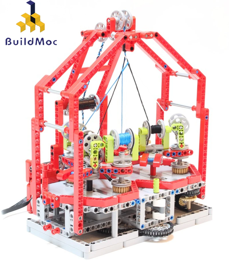 

Build MOC Technical Engineering series Creator Ideas Automatic Knitting Machine Building Blocks Educational Children Toys Gifts