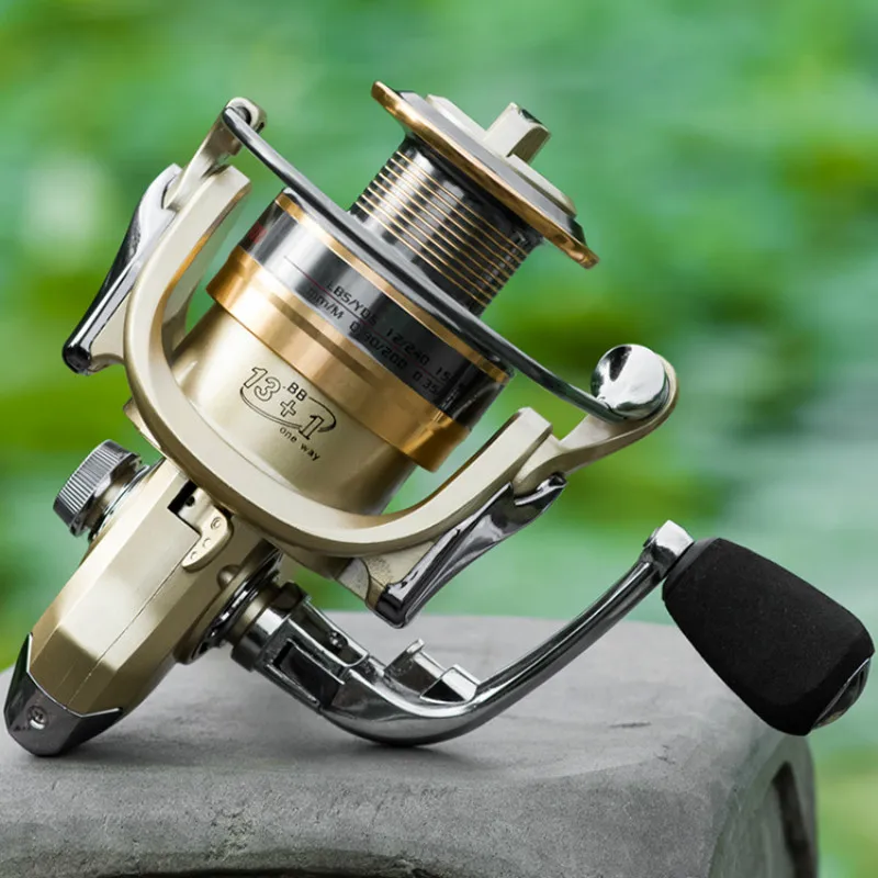 13 + 1 шариковый спиннинговый Подшипник рыболовная Катушка металлическая AT1000 7000