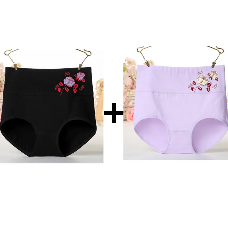 2pcs black purple Женские шорты с высокой талией бесшовный корсет белье для похудения и коррекции фигуры формирователь тела женское нижнее белье пояс Корректирующее белье брюки - Цвет: 2pcs black purple