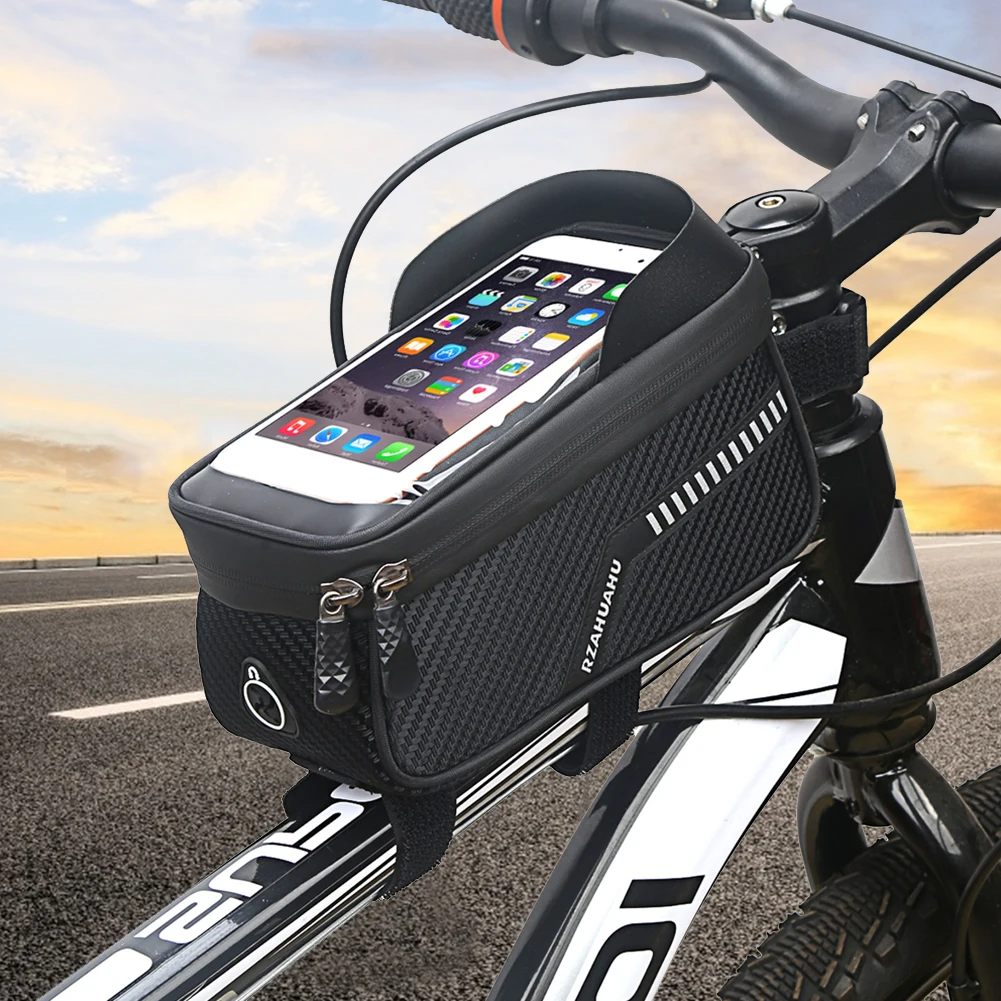 

Bicycle Cycling Bags MTB Bike Front Frame Hard Shell Waterproof Holder Pouch MTB Bag Pack Bicycle Accessories