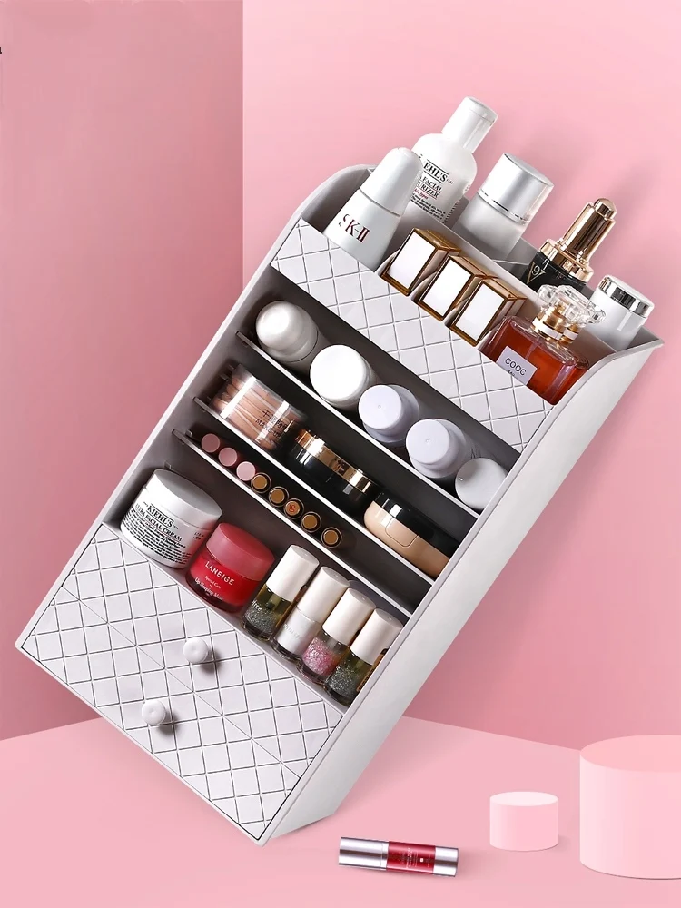 Ящик для косметики органайзер макияжа контейнер ювелирных изделий ящик хранения
