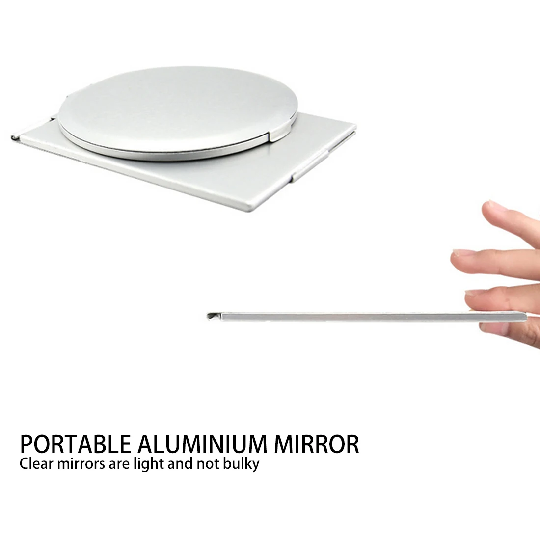 Складное зеркало для макияжа 9 размеров ультратонкое карманное компактное