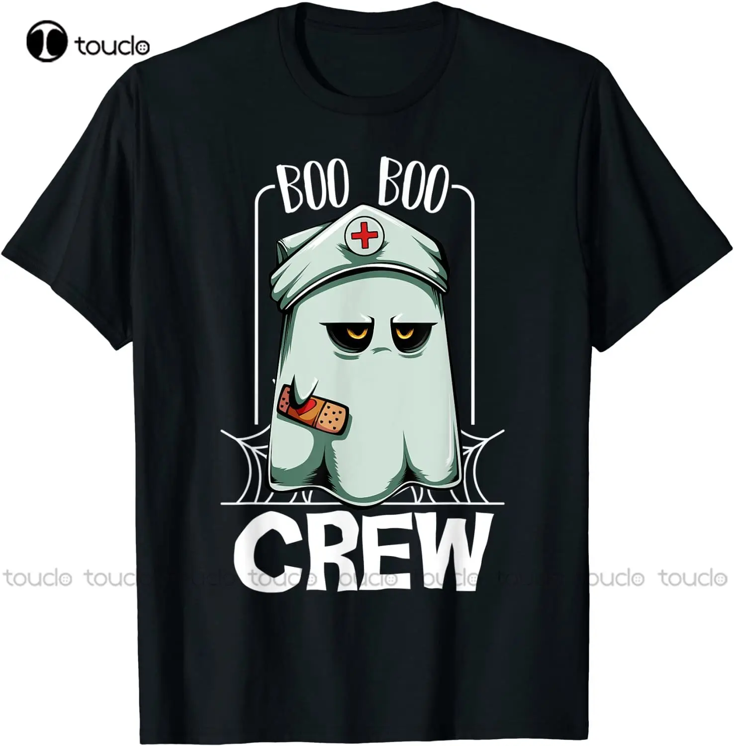 Новинка футболки Boo Crew медсестра призрак страшные для Хэллоуина | Мужская одежда