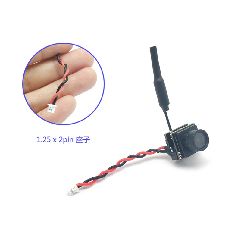 Только 3 6g mini 5 8G FPV 48CH 25mW передатчик VTX-CAM с 600TVL 120 градусов AIO Camera для RC indoor Racing Drone Parts