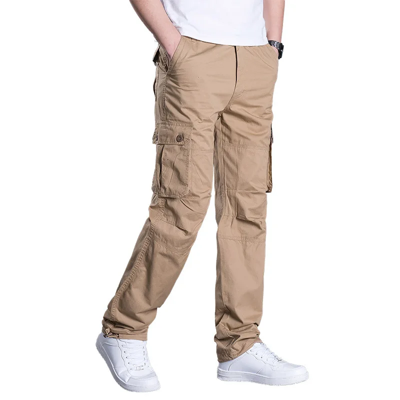 Мужские походные брюки в стиле милитари повседневные хлопковые тактические