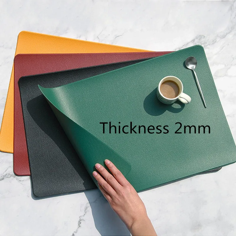 

30X45CM Placemats for Dining Table,Heat-Resistant Placemats, Stain Resistant Washable PVC Table Mats,Kitchen Table mats