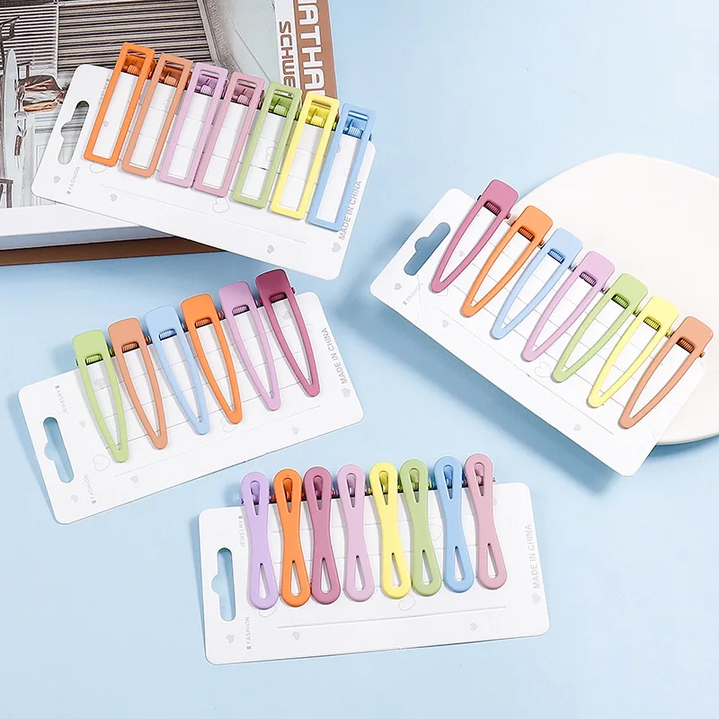 7 шт./компл. металлическая заколка для волос Duckbill новые летние заколки женщин и