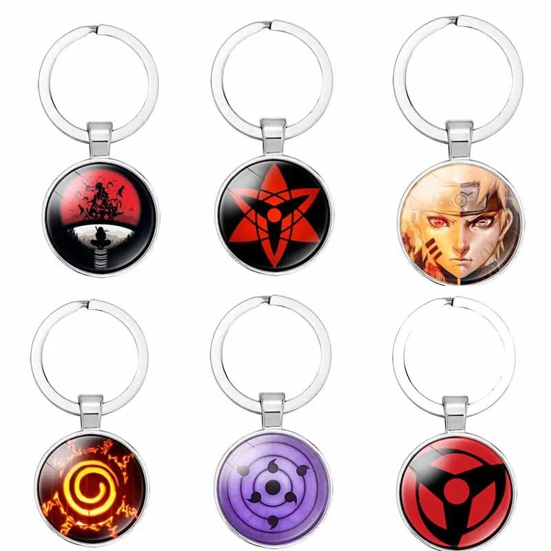 

Брелок Наруто Узумаки Наруто, аниме фигурка Наруто, аксессуары для ключей, модная простая подвеска в виде Узумаки