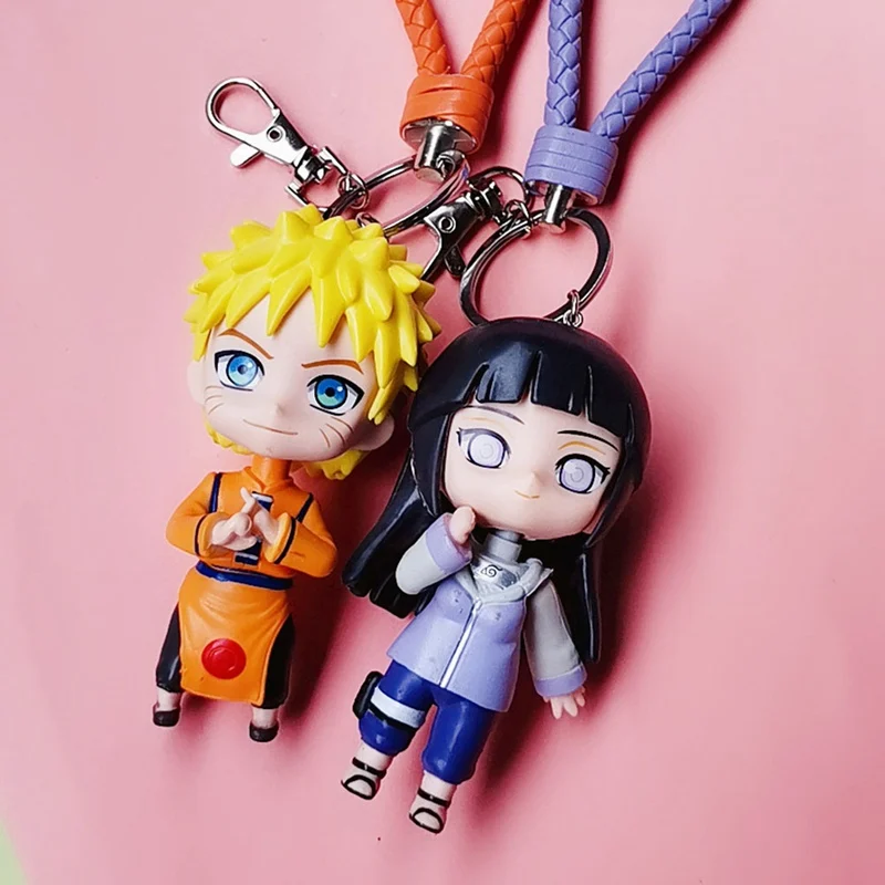 6 шт./компл. акриловый брелок для ключей Какаси Гаара Саске члены Акацуки подвески