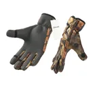 Новинка 2021, зимние перчатки для рыбалки на открытом воздухе, водонепроницаемые рукавицы с тремя пальцами, противоскользящие, эргономичные перчатки для походов и кемпинга