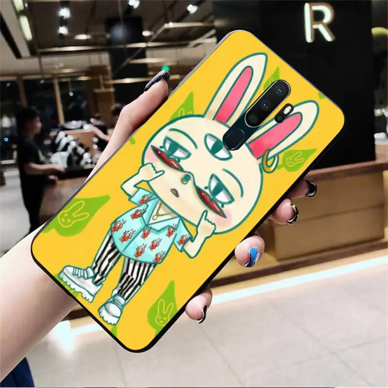 HUAGETOP Bad Bunny artist мягкий резиновый чехол для телефона Oppo A5 A9 2020 A5S Reno2 z Renoace 3pro