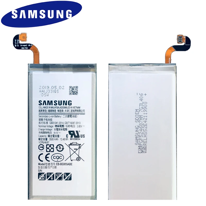 Оригинальная запасная аккумуляторная батарея Samsung для Galaxy S8 Plus G955 G955F G955A G955T G955S