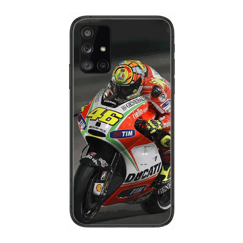 

Motorcycle racer style Phone Case Hull For Samsung Galaxy A 90 50 51 20 71 70 40 30 10 80 E 5G S Black Shell Art Cell Cover