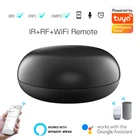 Умный пульт дистанционного управления Wi-Fi RF + IR универсальный инфракрасный пульт дистанционного управления Tuya Smart Home пульт дистанционного управления для ТВ DVD Audi работает с Alexa Google Home