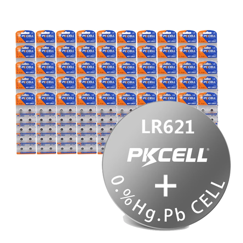 

50 карт/500 штук G1 батареи Кнопка монета батарея AG1 364 SR621SW LR621 LR60 CX60 для часов, часов, игр, игрушек
