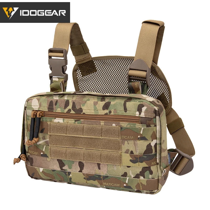 IDOGEAR Tatcical нагрудная сумка Recon Сумка MOLLE через плечо многоцелевой военный боевой EDC