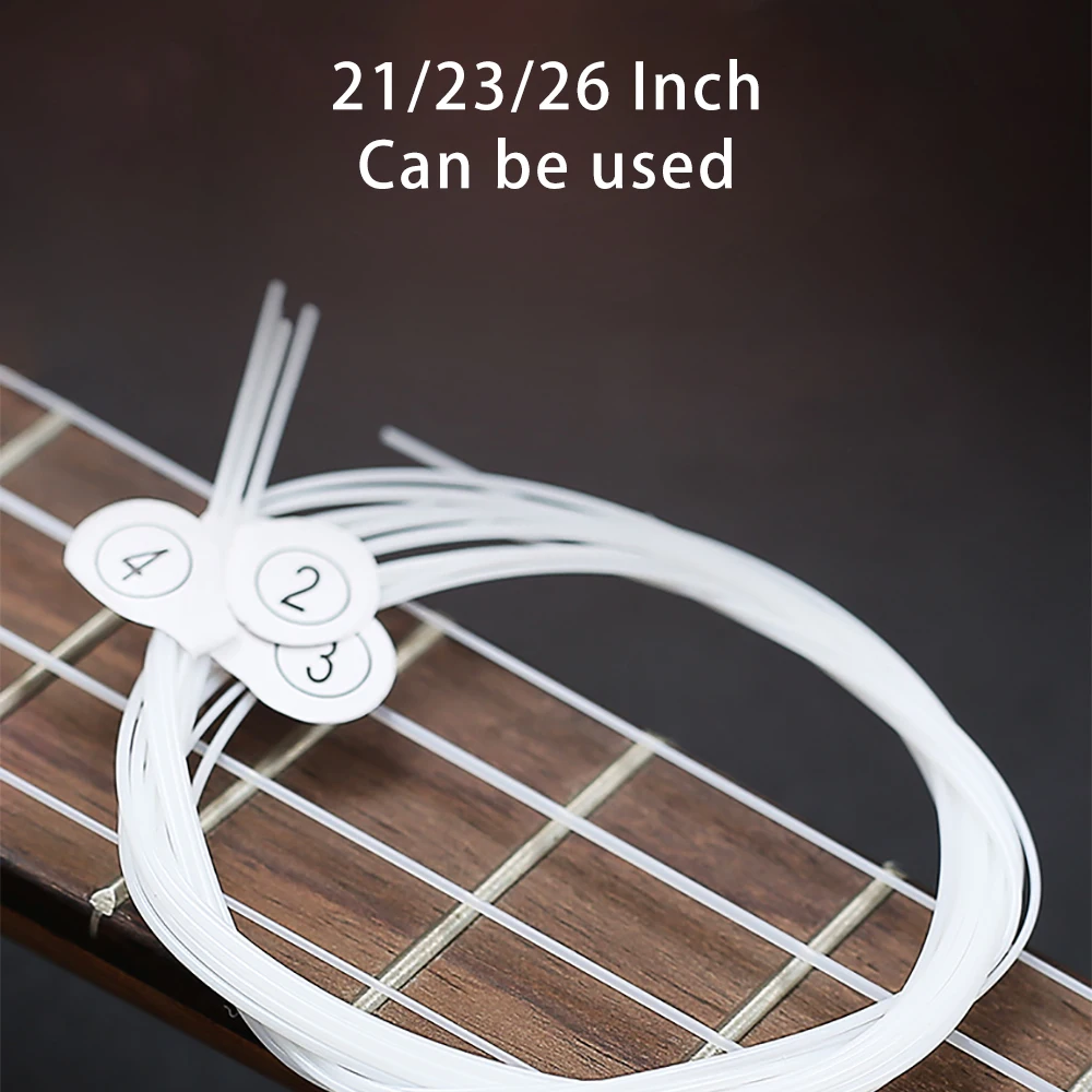 Acouway Струны для укулеле нейлон материал прочный ukelele (4 шт./компл.) сопрано