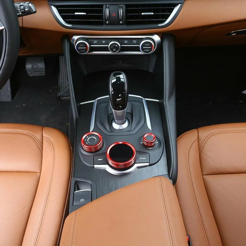 

Accessories Console Knob Cover Console Cover Knob Set 2017-2019 Durable