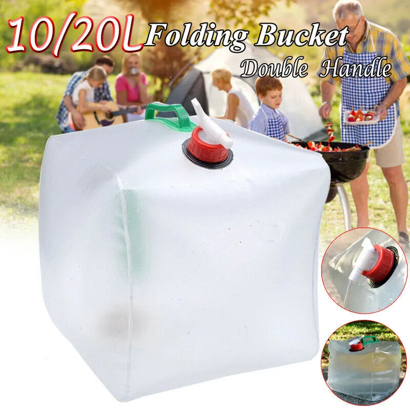 

Outdoor Water Bag Foldable Portable Drinking Camping Cooking Picnic BBQ Water Container Bag Carrier Car Water Tank High Capacity