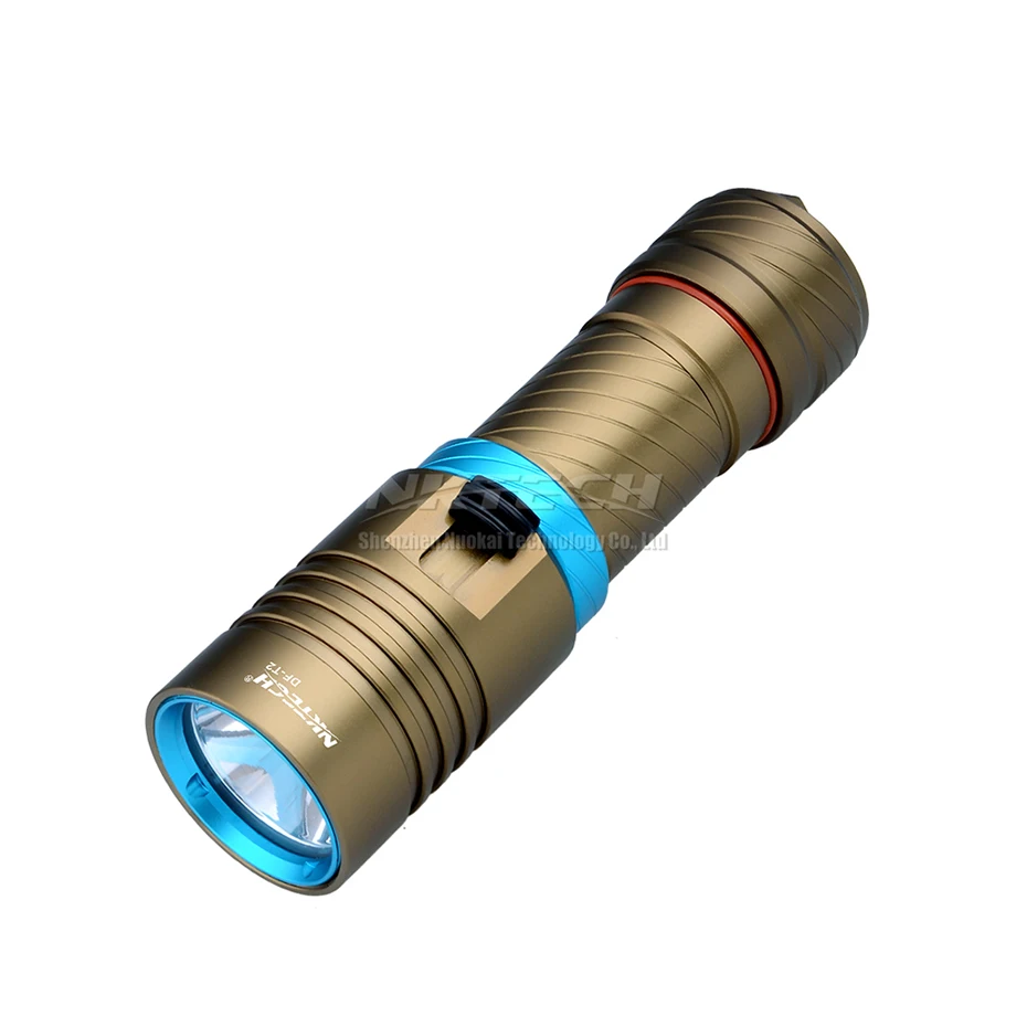 NKTECH DF-T2 Diving flashlight 18650 or 26650 LED Underwater light XM-L2 Waterproof dive Lamp Torch Portable Lanterns Nigh | Лампы и
