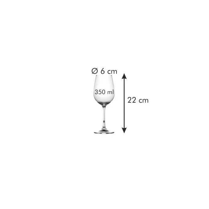 Бокалы для вина Tescoma UNO VINO 350 мл 6 шт 695494|Бокалы вина| |