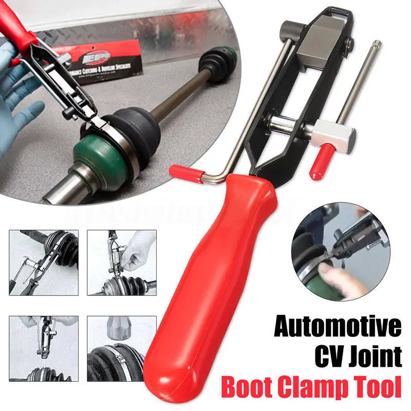 

Auto CV Joint Banding Tool with Cutter - Boot Clamp Tightening Wrench Installer Accessories Kit