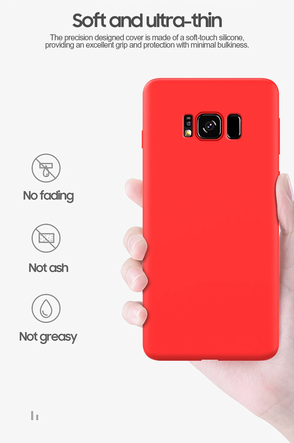 Высококачественный чехол для samsung S8, мягкий силиконовый чехол для samsung Galaxy S8 Plus, чехол для Galaxy S8 S8+ задняя крышка